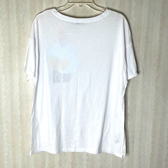 ❤️ 🆕 ZARA Shirt fuzzy graphic top Size Medium - Picture 3 of 4